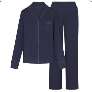 Skims Sleep Long Sleeve Button Up Set